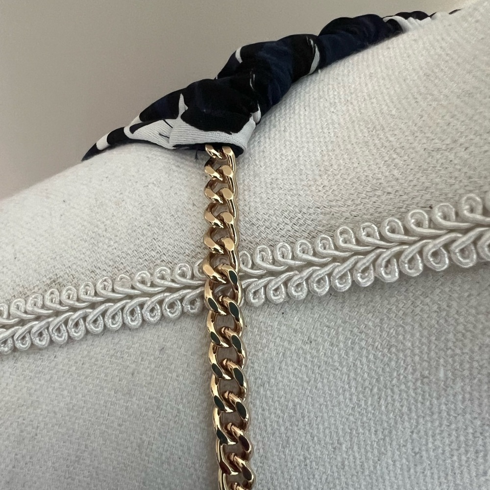 Ivanka Trump Navy Palm Print Halter Shift Dress M Sophisticated Resort Preppy - Picture 7 of 9